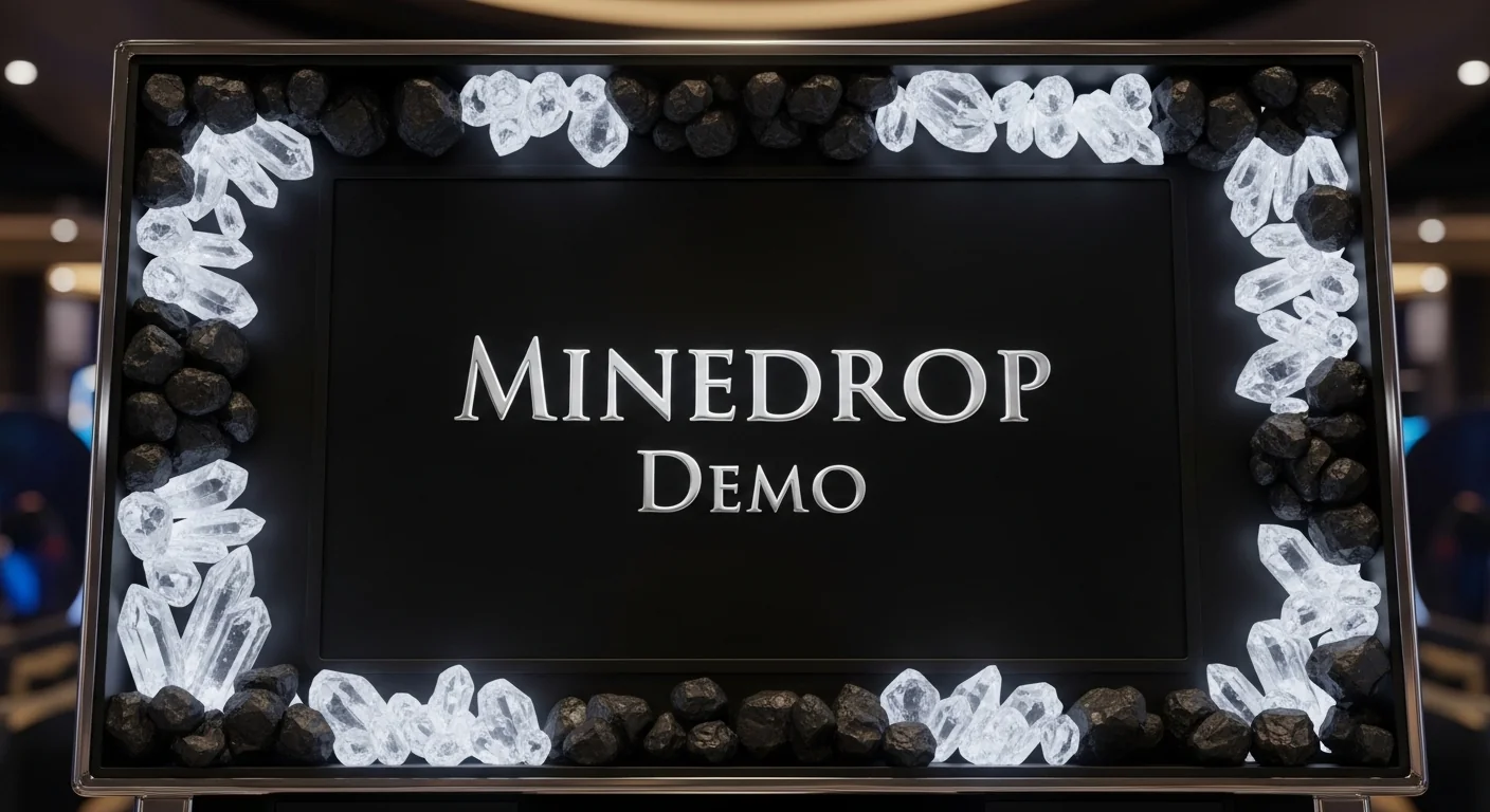 MineDrop mining grid interface